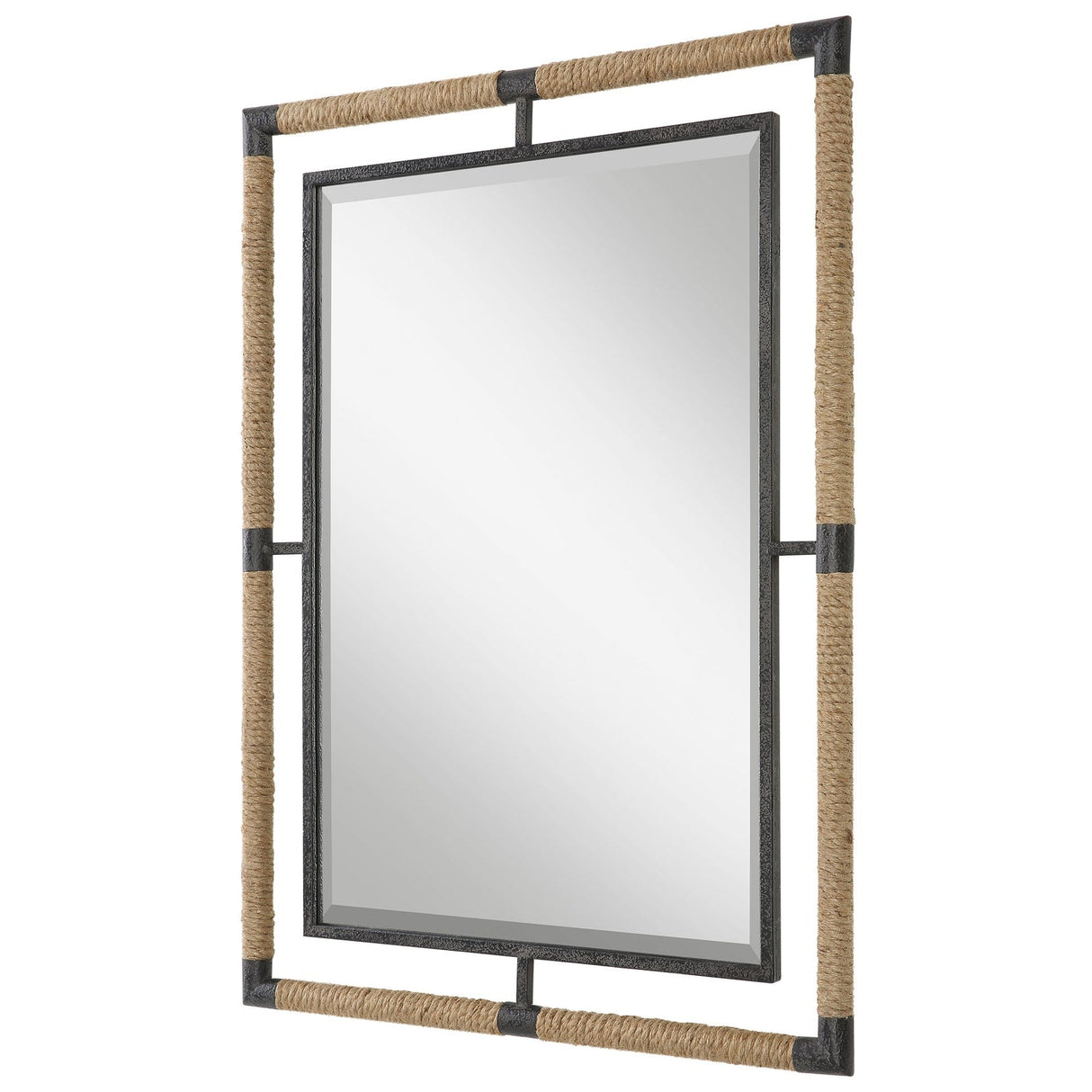 Uttermost Melville Iron & Rope Mirror - Home Elegance USA