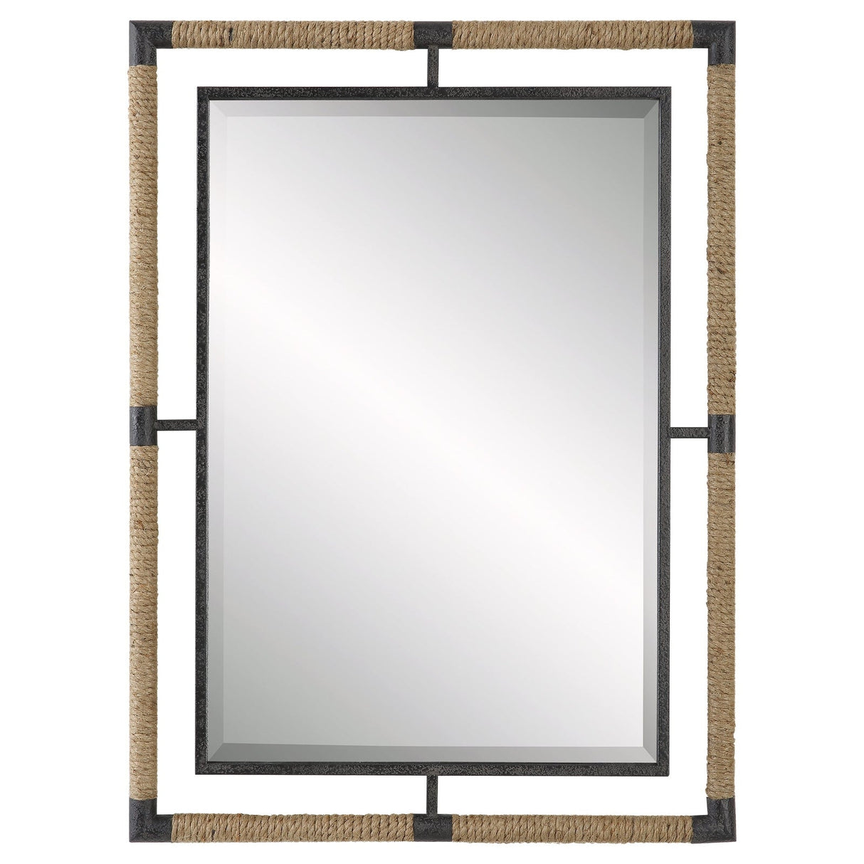 Uttermost Melville Iron & Rope Mirror - Home Elegance USA
