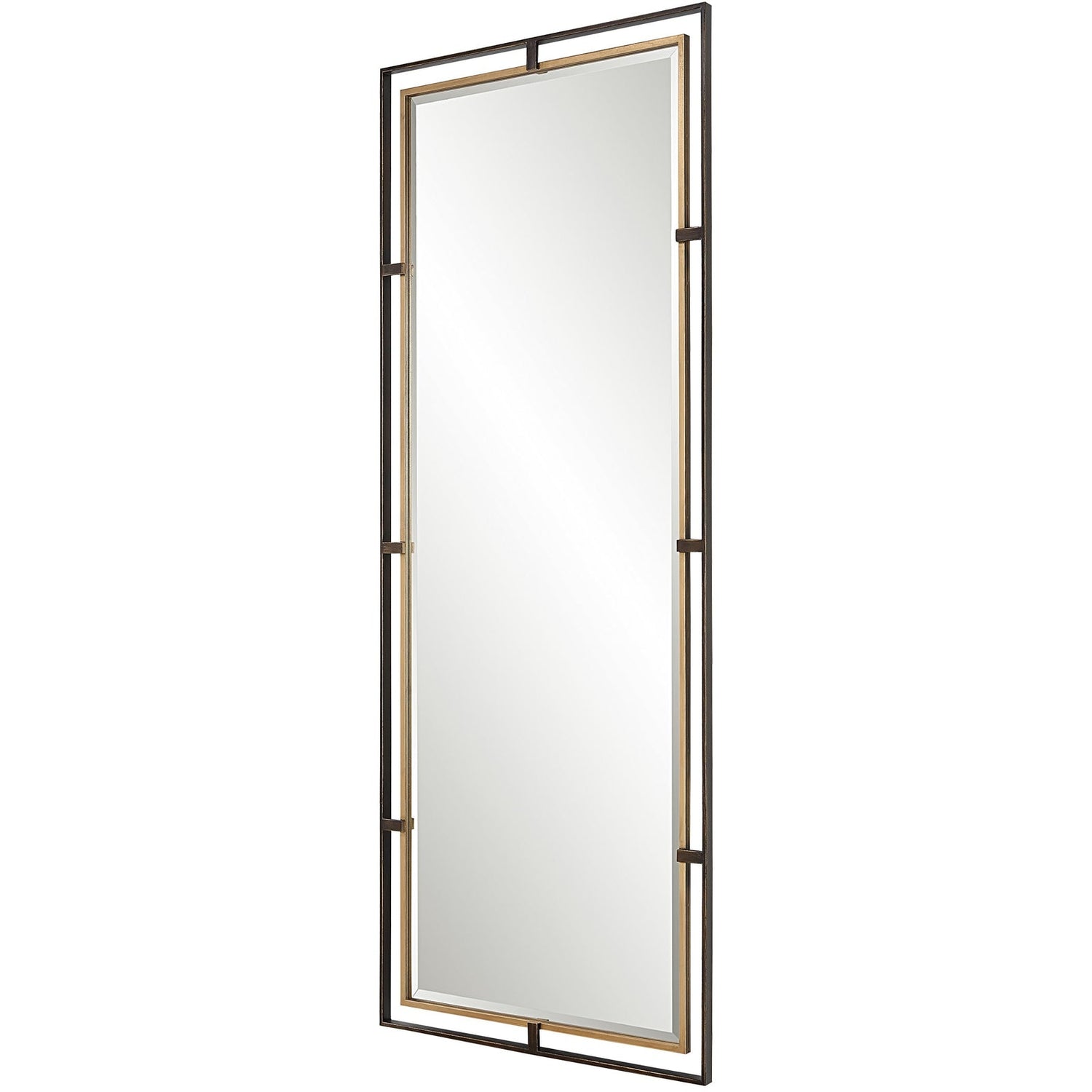 Carrizo Tall Bronze & Gold Mirror | Uttermost | Home Elegance USA
