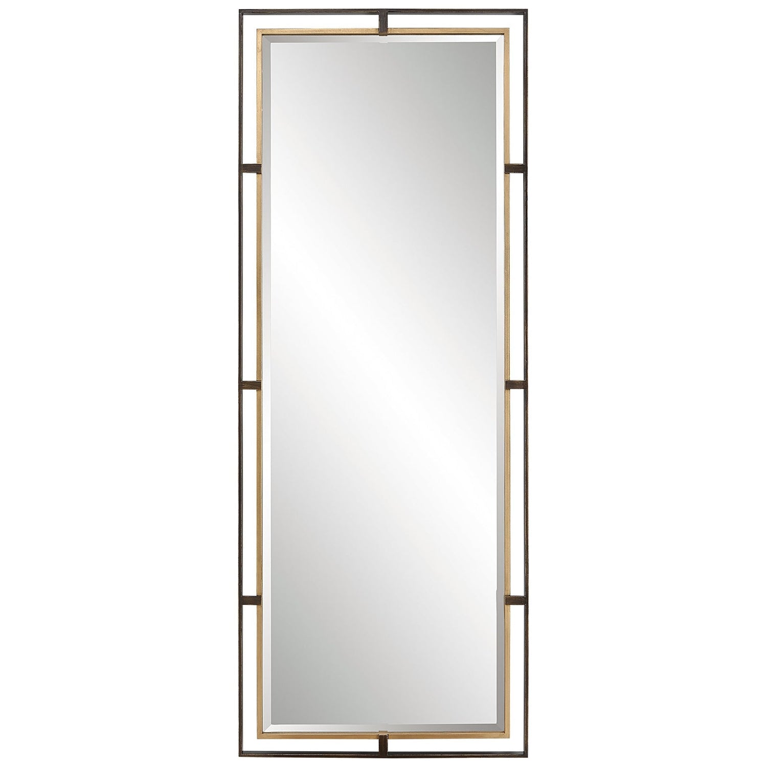 Carrizo Tall Bronze & Gold Mirror | Uttermost | Home Elegance USA