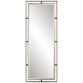 Carrizo Tall Bronze & Gold Mirror | Uttermost | Home Elegance USA