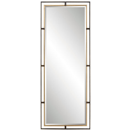 Carrizo Tall Bronze & Gold Mirror | Uttermost | Home Elegance USA