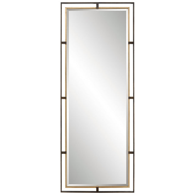Carrizo Tall Bronze & Gold Mirror | Uttermost | Home Elegance USA