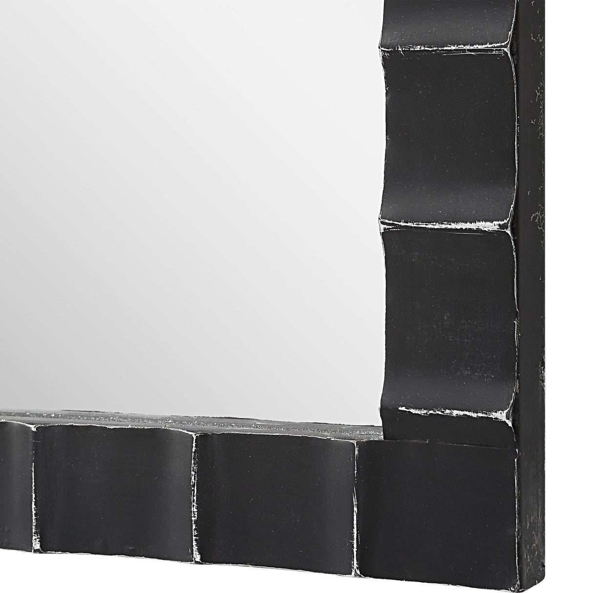 Dandridge Black Industrial Mirror | Uttermost | Home Elegance USA