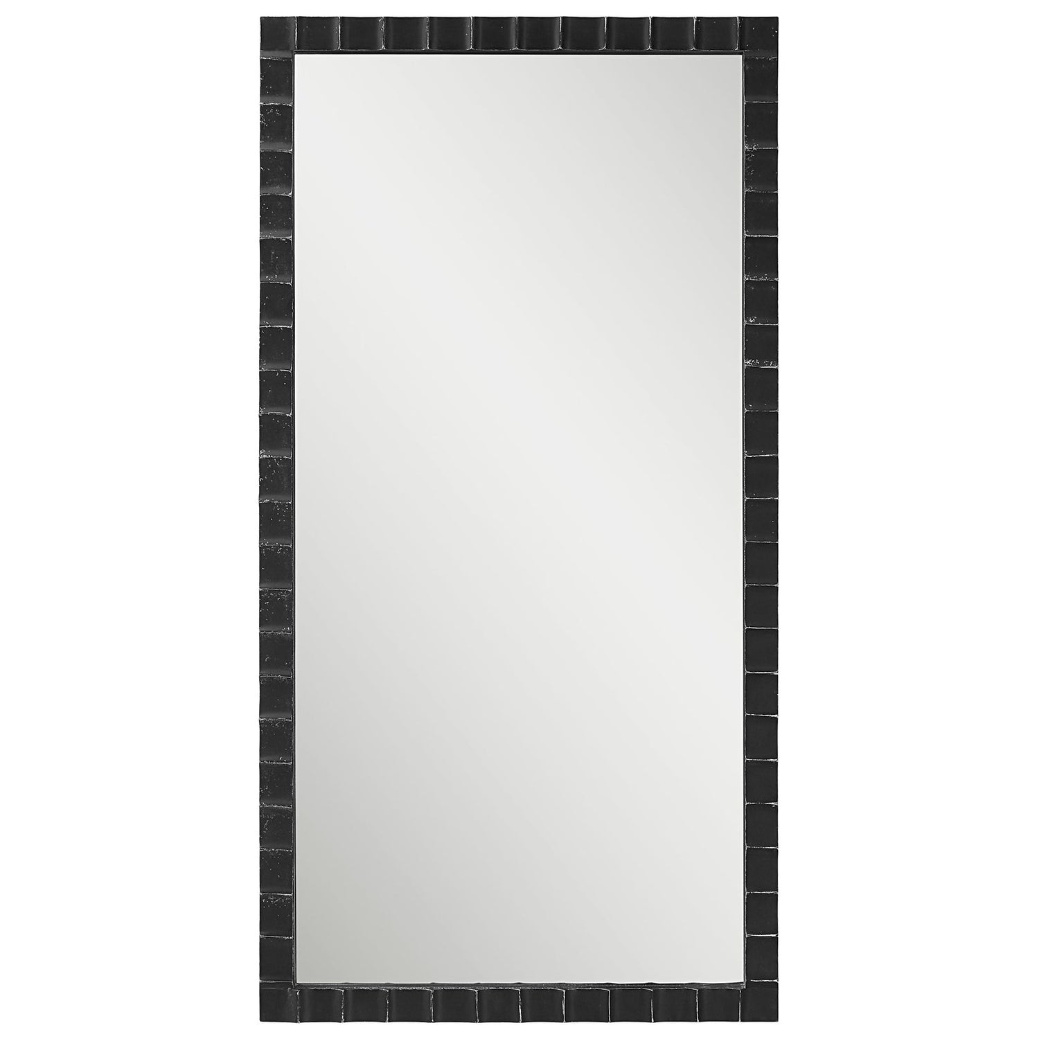 Dandridge Black Industrial Mirror | Uttermost | Home Elegance USA