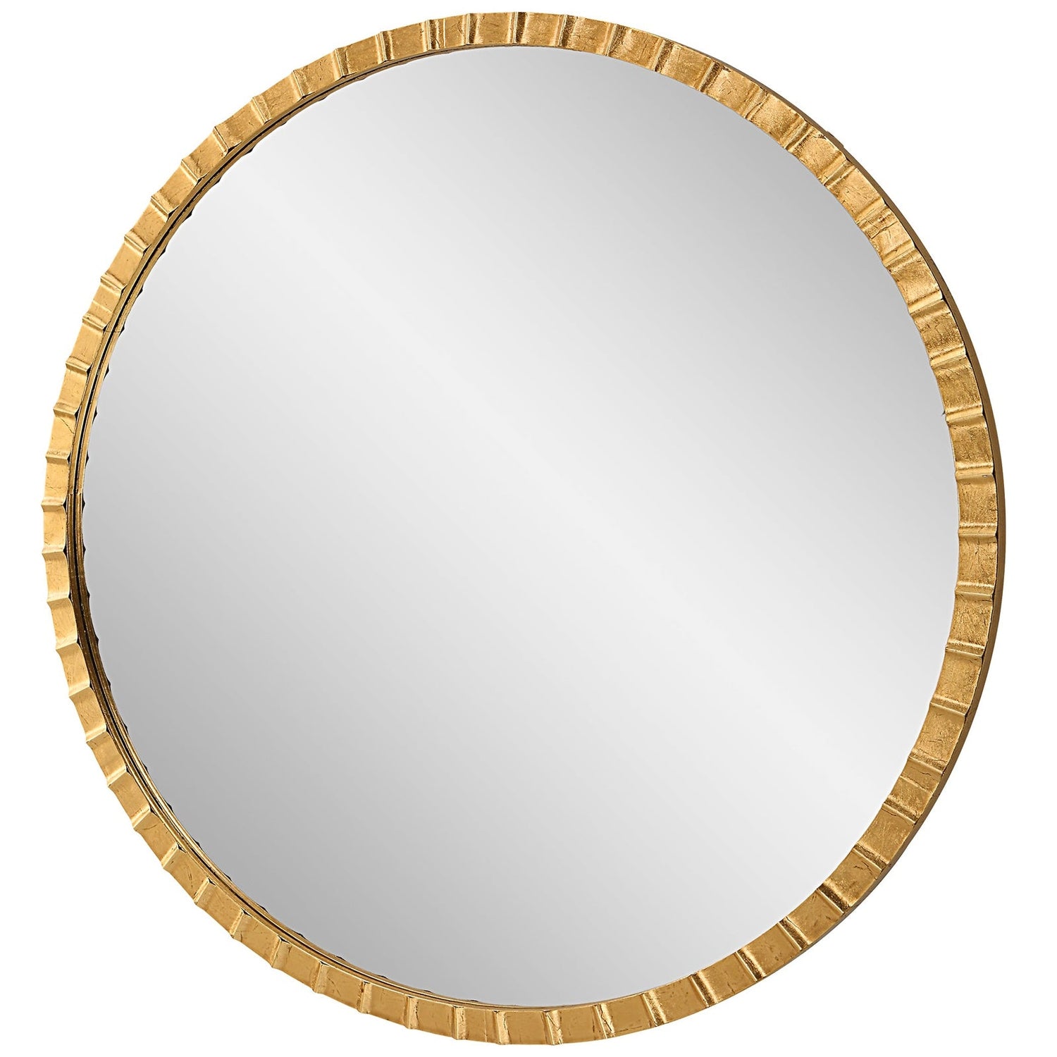 Dandridge Gold Round Mirror | Uttermost | Home Elegance USA