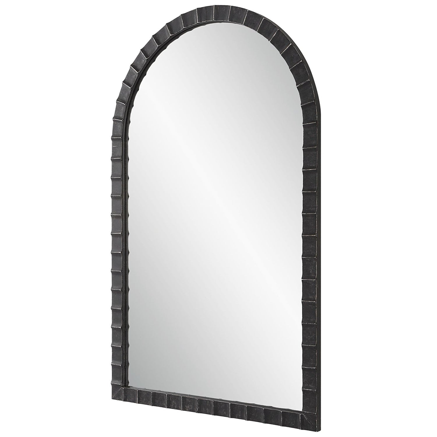Dandridge Black Arch Mirror | Uttermost | Home Elegance USA