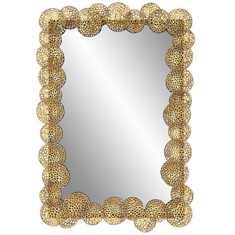 Uttermost Ripley Gold Lotus Mirror - Home Elegance USA
