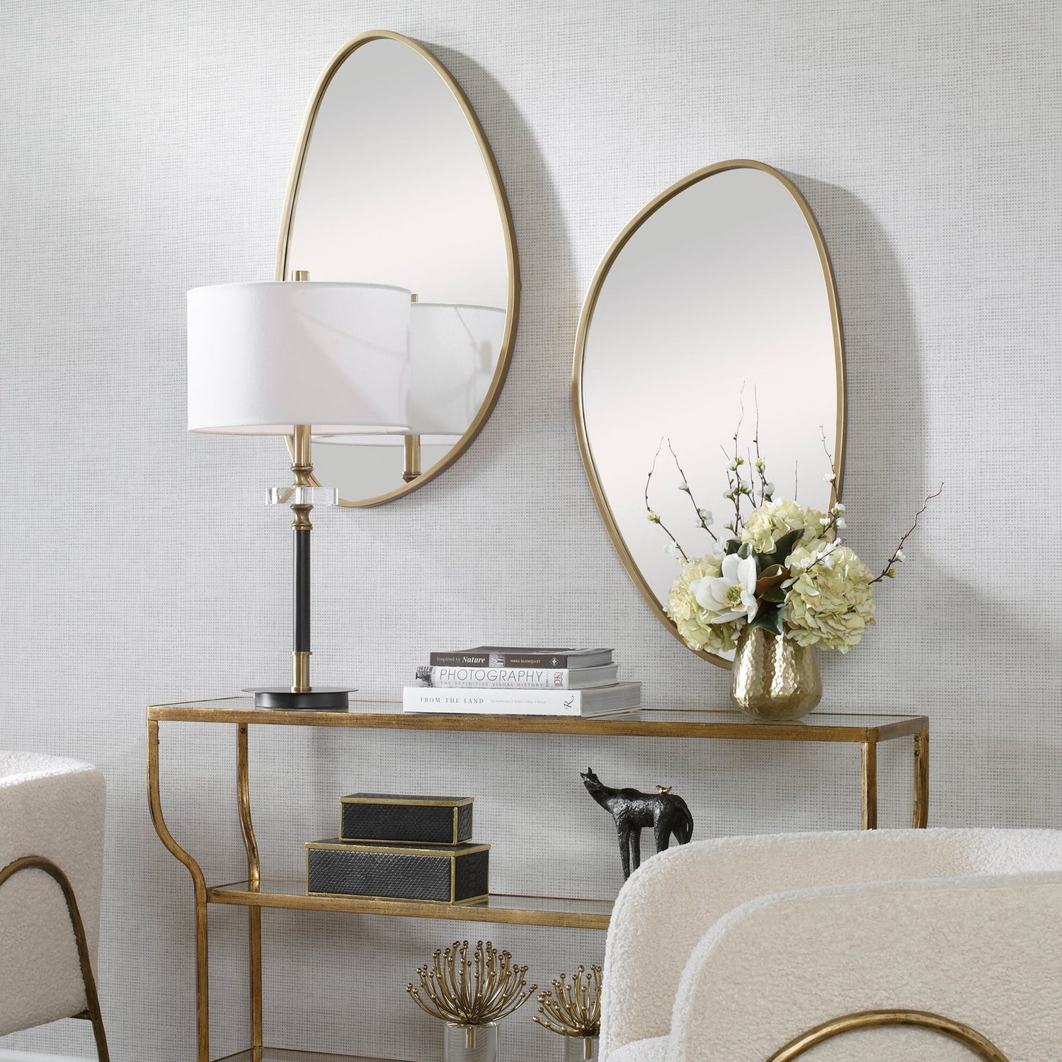 Boomerang Gold Mirror | Uttermost | Home Elegance USA
