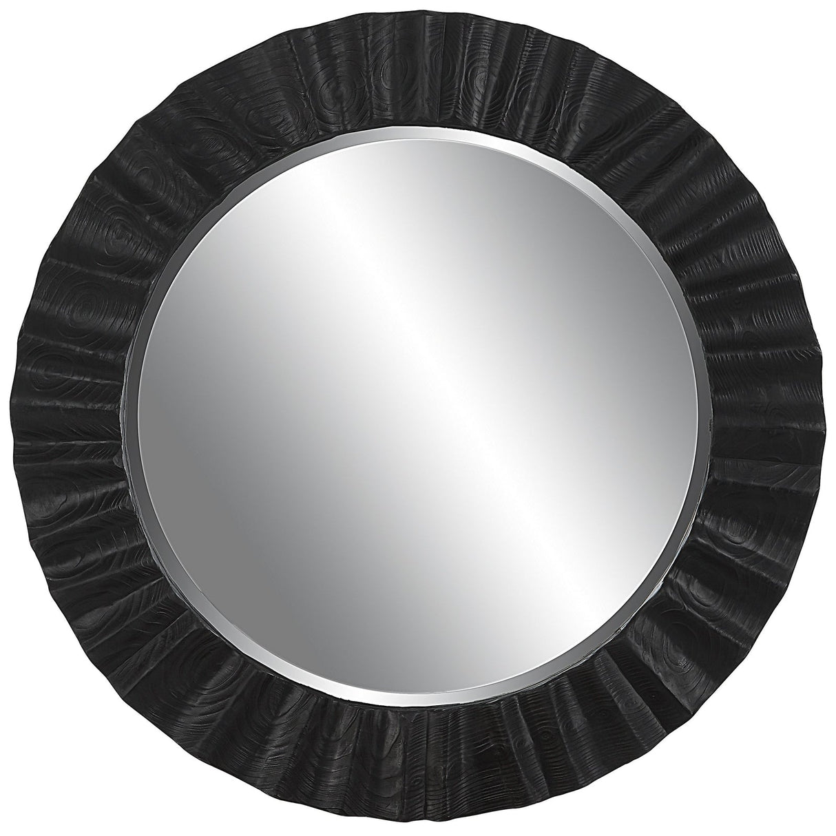 Caribou Dark Espresso Round Mirror | Uttermost | Home Elegance USA