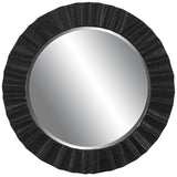Caribou Dark Espresso Round Mirror | Uttermost | Home Elegance USA