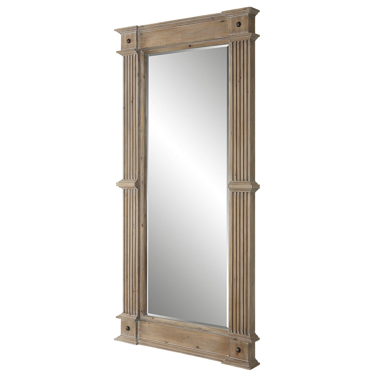 Uttermost Mcallister Natural Wood Oversized Mirror - Home Elegance USA