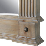 Uttermost Mcallister Natural Wood Oversized Mirror - Home Elegance USA
