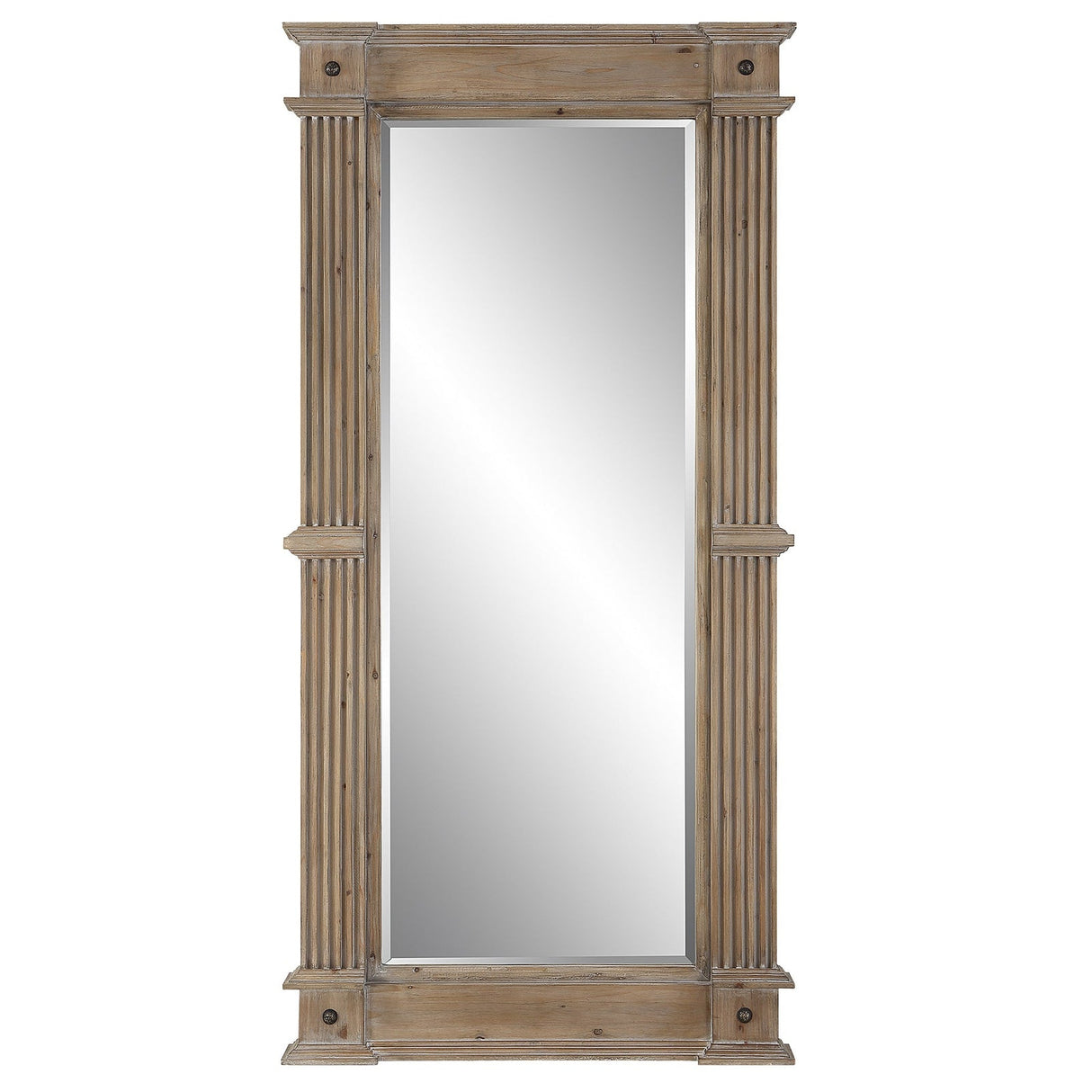 Uttermost Mcallister Natural Wood Oversized Mirror - Home Elegance USA