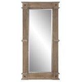 Uttermost Mcallister Natural Wood Oversized Mirror - Home Elegance USA