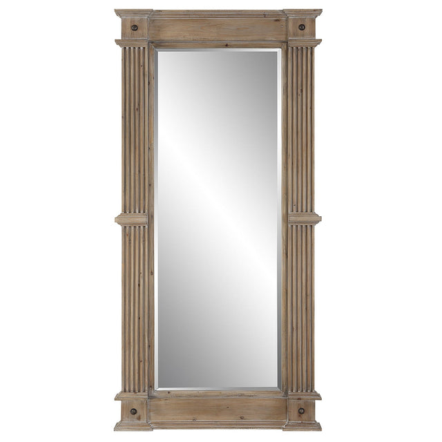 Uttermost Mcallister Natural Wood Oversized Mirror - Home Elegance USA