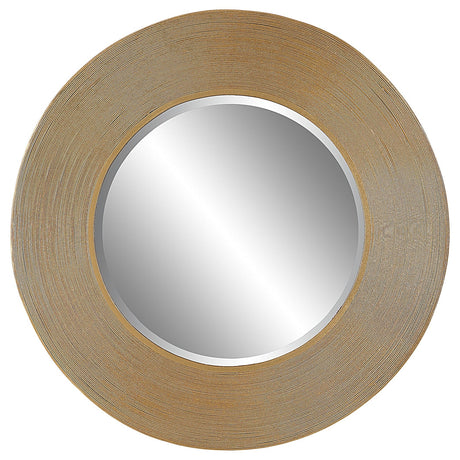 Archer Gold Wire Round Mirror | Uttermost | Home Elegance USA