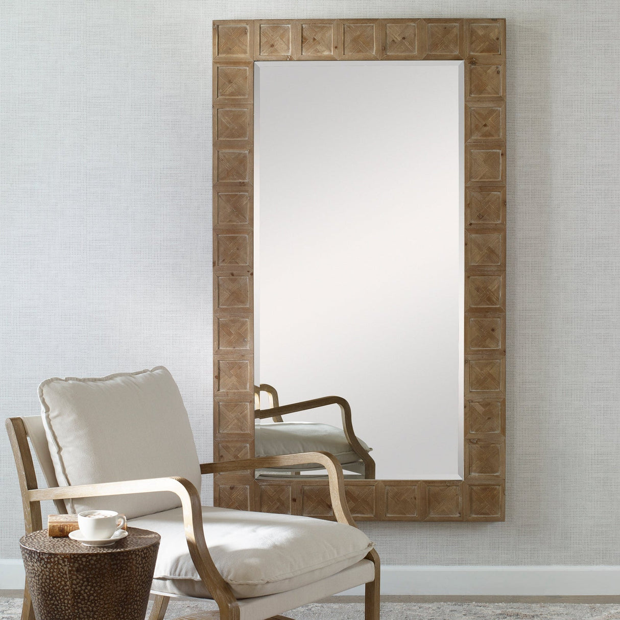 Uttermost Ranahan Rustic Farmhouse Mirror - Home Elegance USA