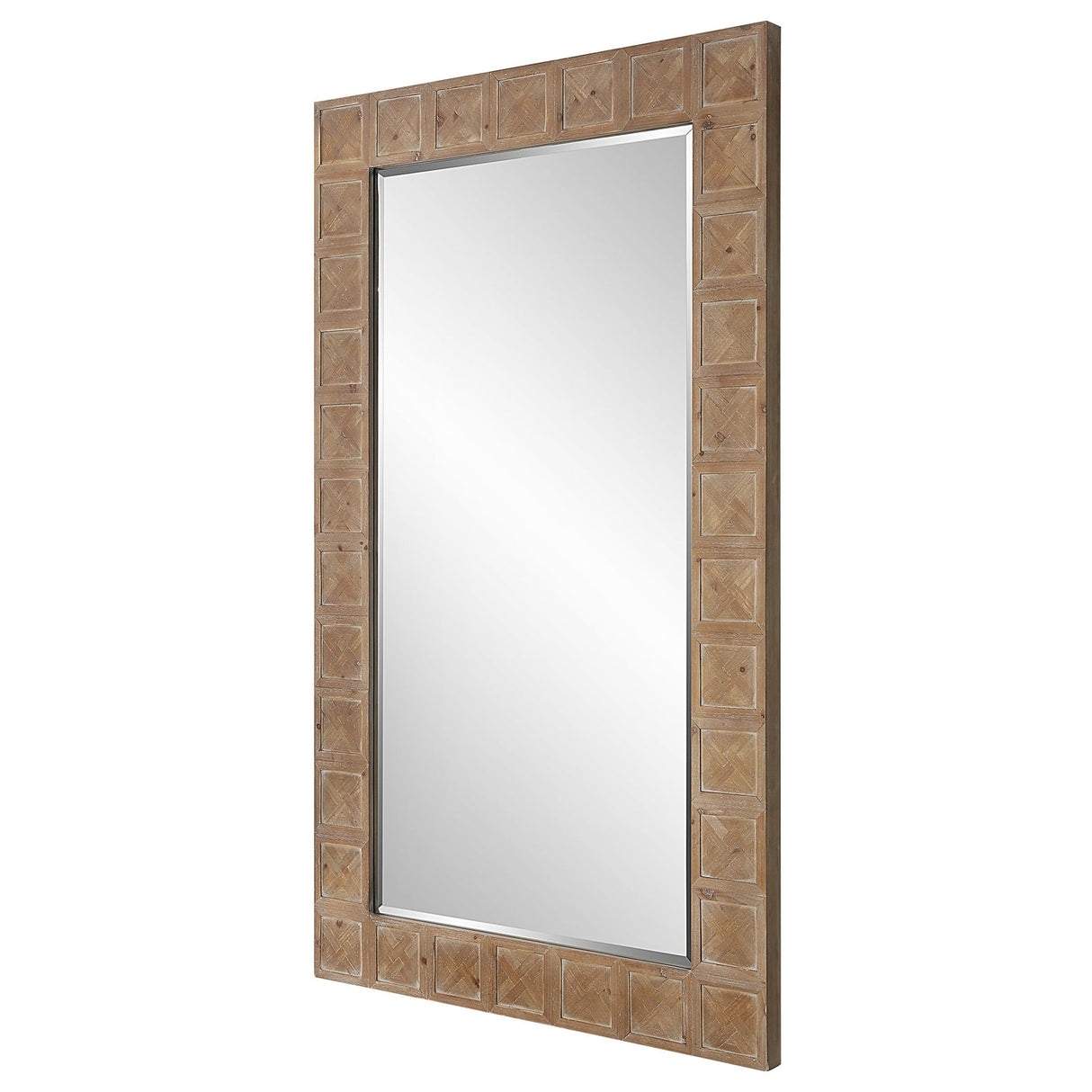Uttermost Ranahan Rustic Farmhouse Mirror - Home Elegance USA
