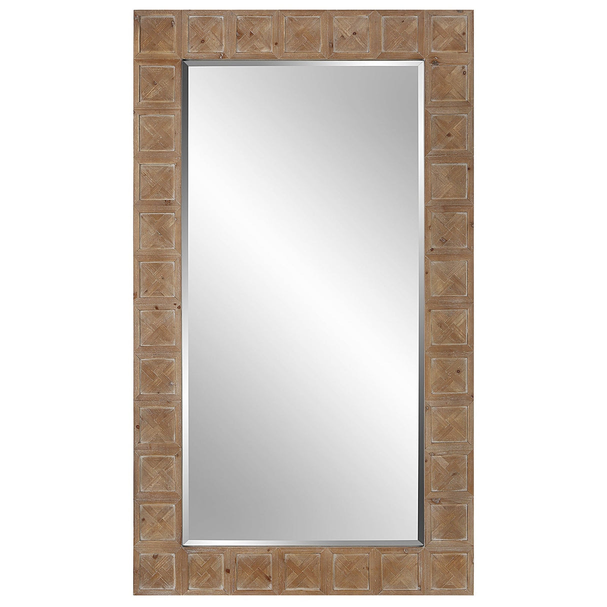 Uttermost Ranahan Rustic Farmhouse Mirror - Home Elegance USA