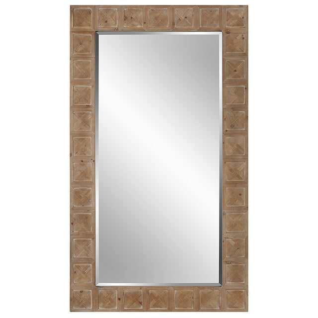 Uttermost Ranahan Rustic Farmhouse Mirror - Home Elegance USA