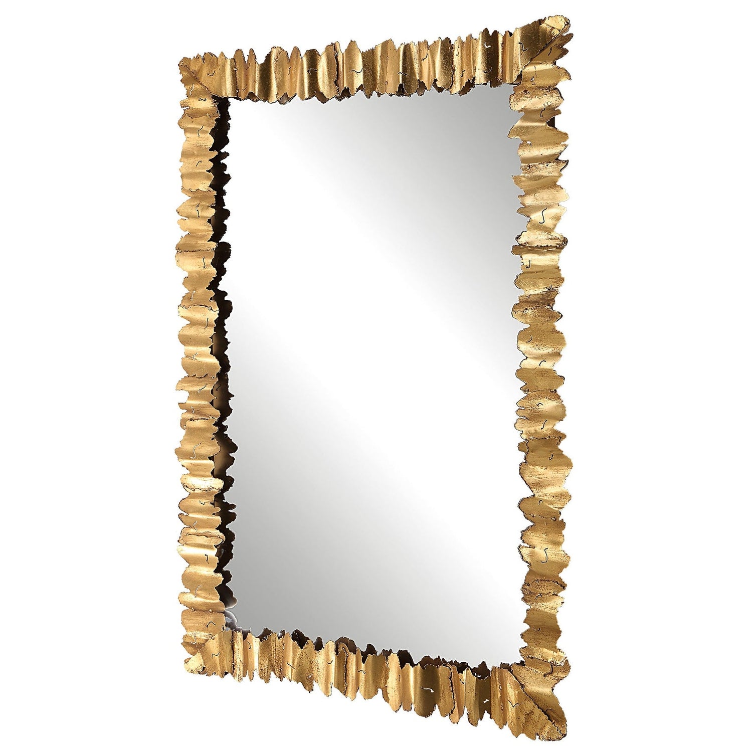 Uttermost Lev Antique Gold Mirror - Home Elegance USA