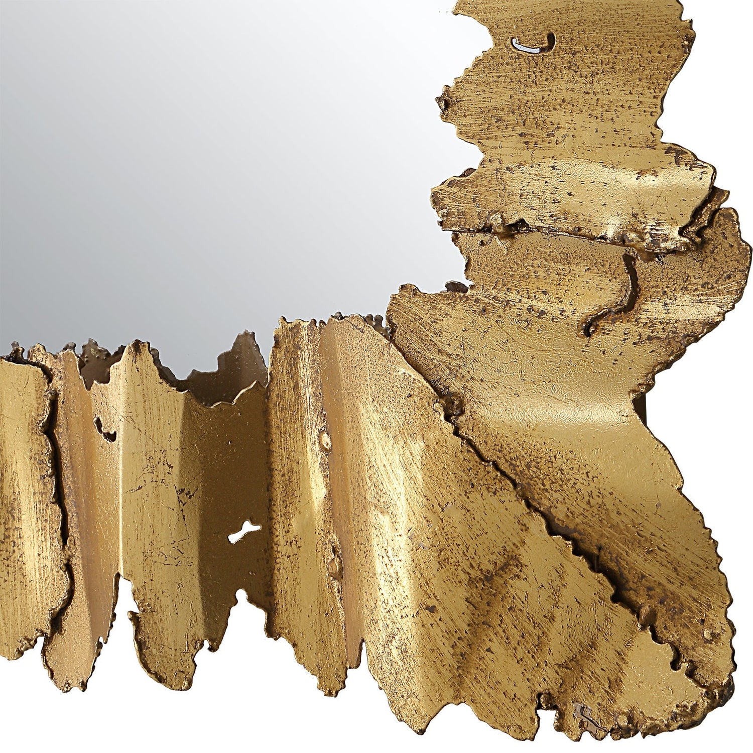 Uttermost Lev Antique Gold Mirror - Home Elegance USA