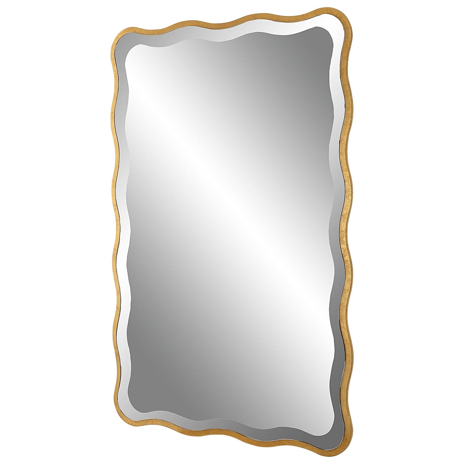 Aneta Gold Scalloped Mirror | Uttermost | Home Elegance USA