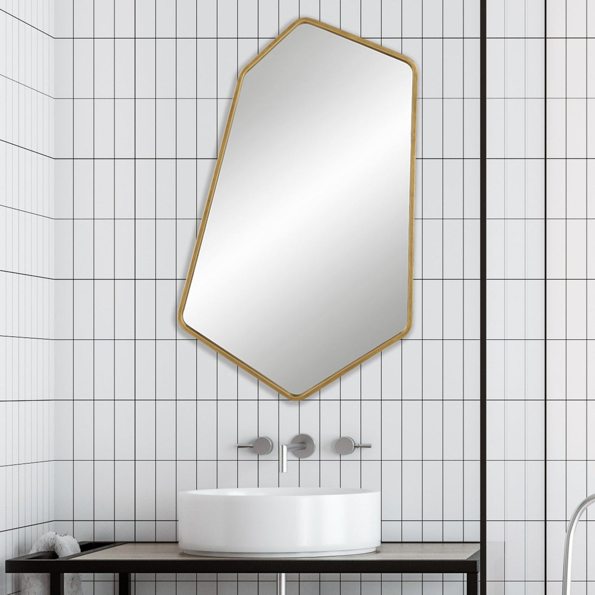 Uttermost Linneah Large Gold Mirror - Home Elegance USA