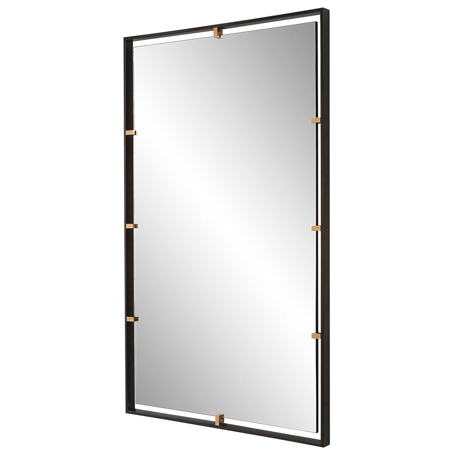 Uttermost Egon Rectangular Bronze Mirror - Home Elegance USA