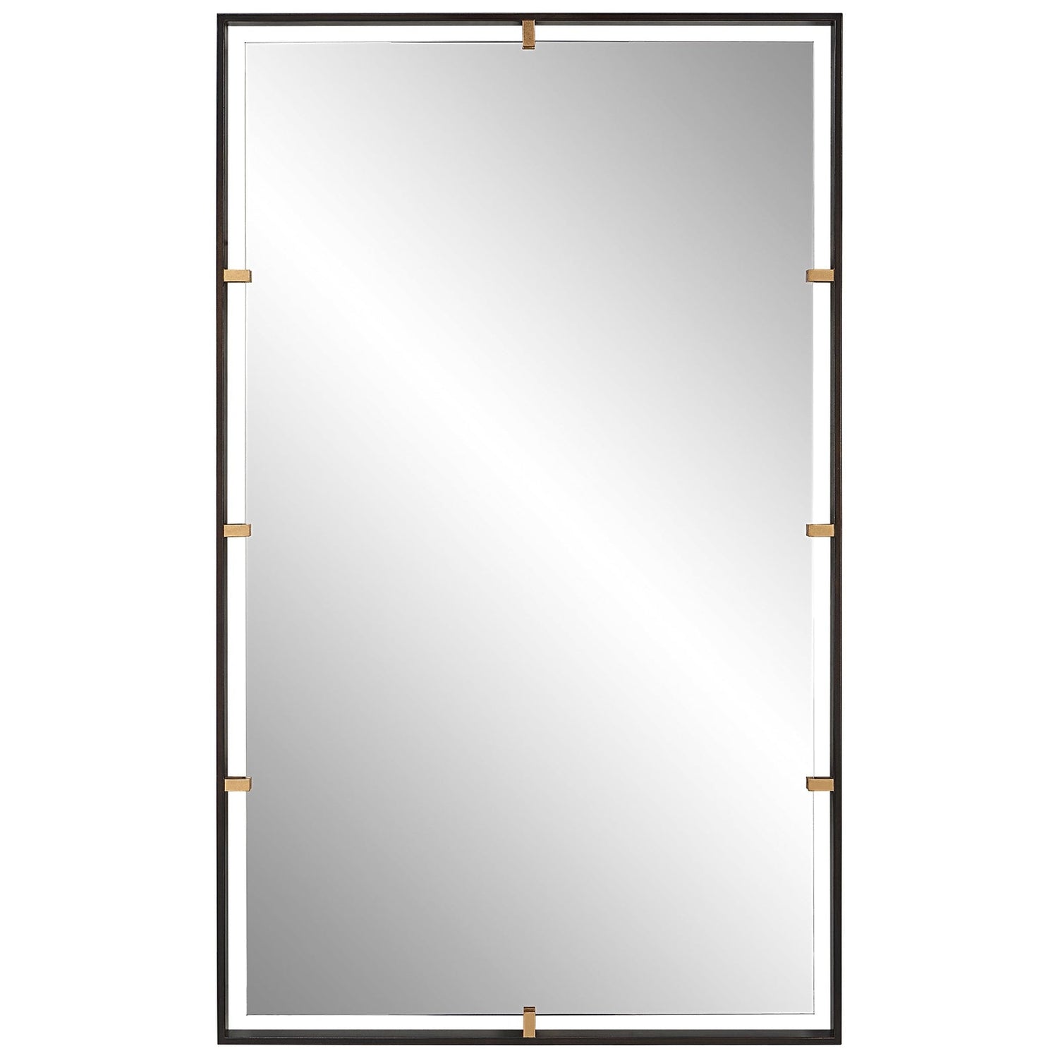 Uttermost Egon Rectangular Bronze Mirror - Home Elegance USA