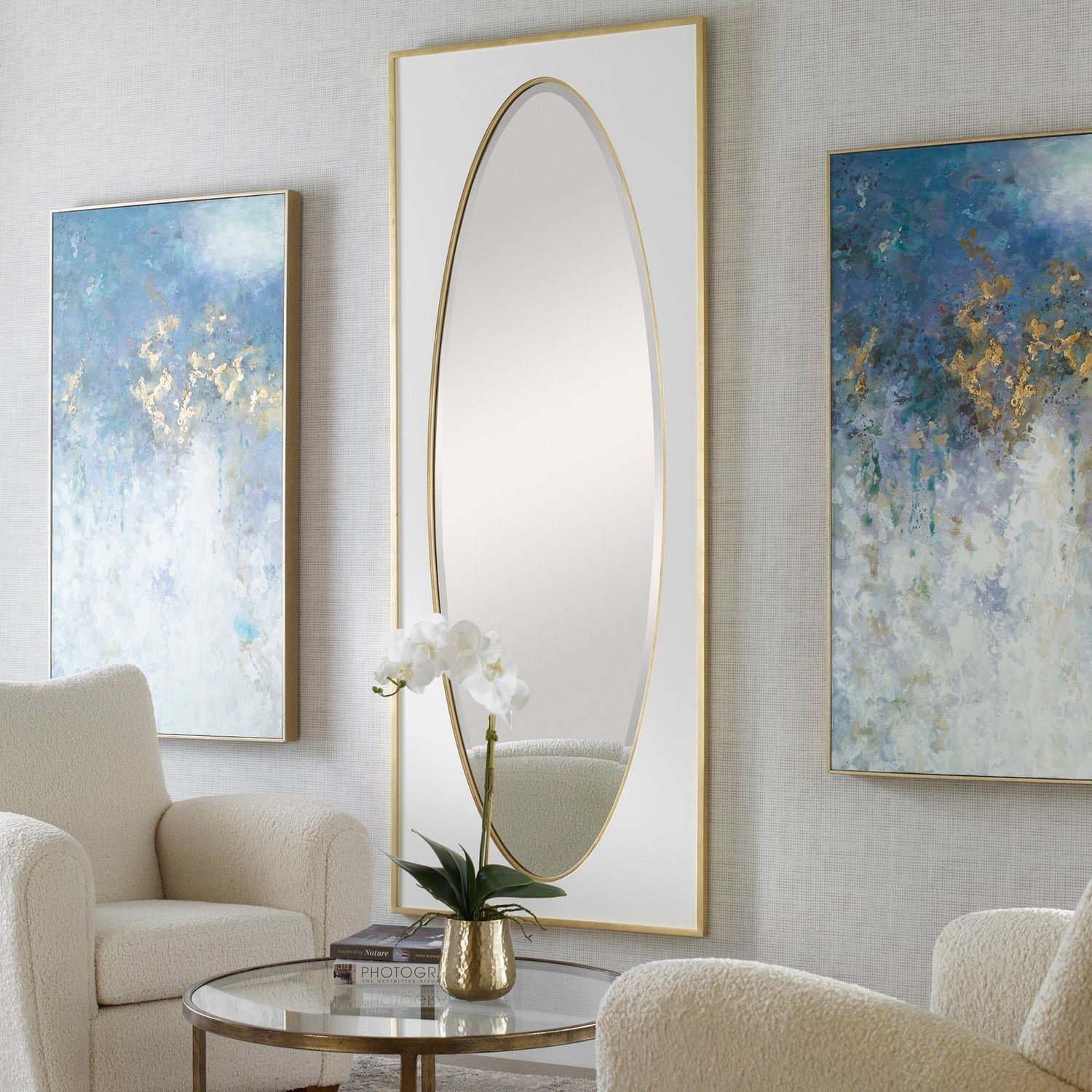 Danbury White Mirror | Uttermost | Home Elegance USA