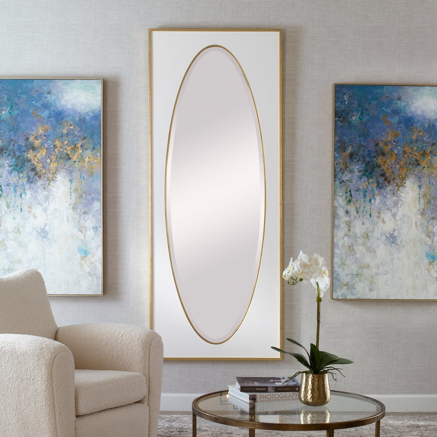 Danbury White Mirror | Uttermost | Home Elegance USA