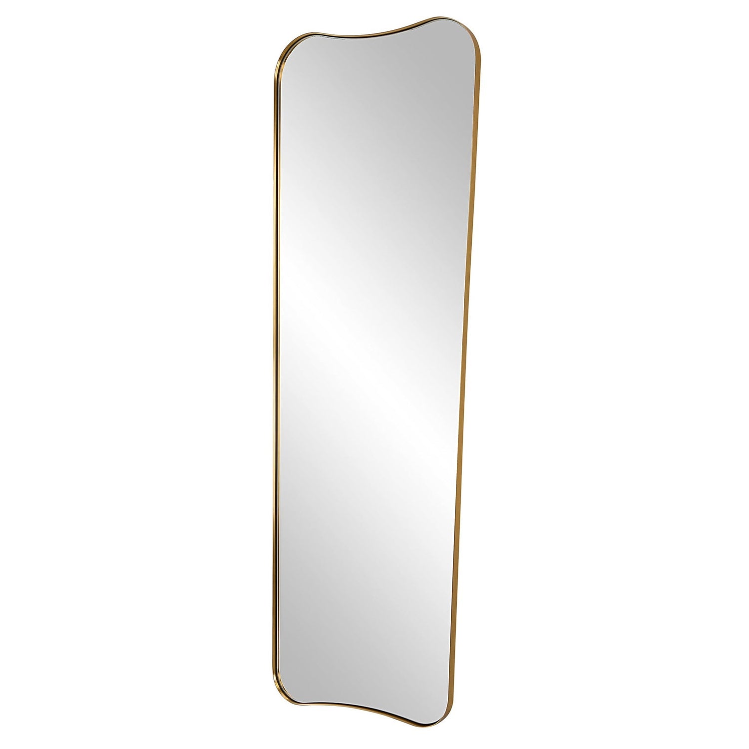 Belvoir Large Antique Brass Mirror | Uttermost | Home Elegance USA