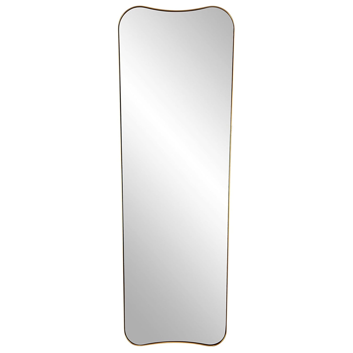 Belvoir Large Antique Brass Mirror | Uttermost | Home Elegance USA