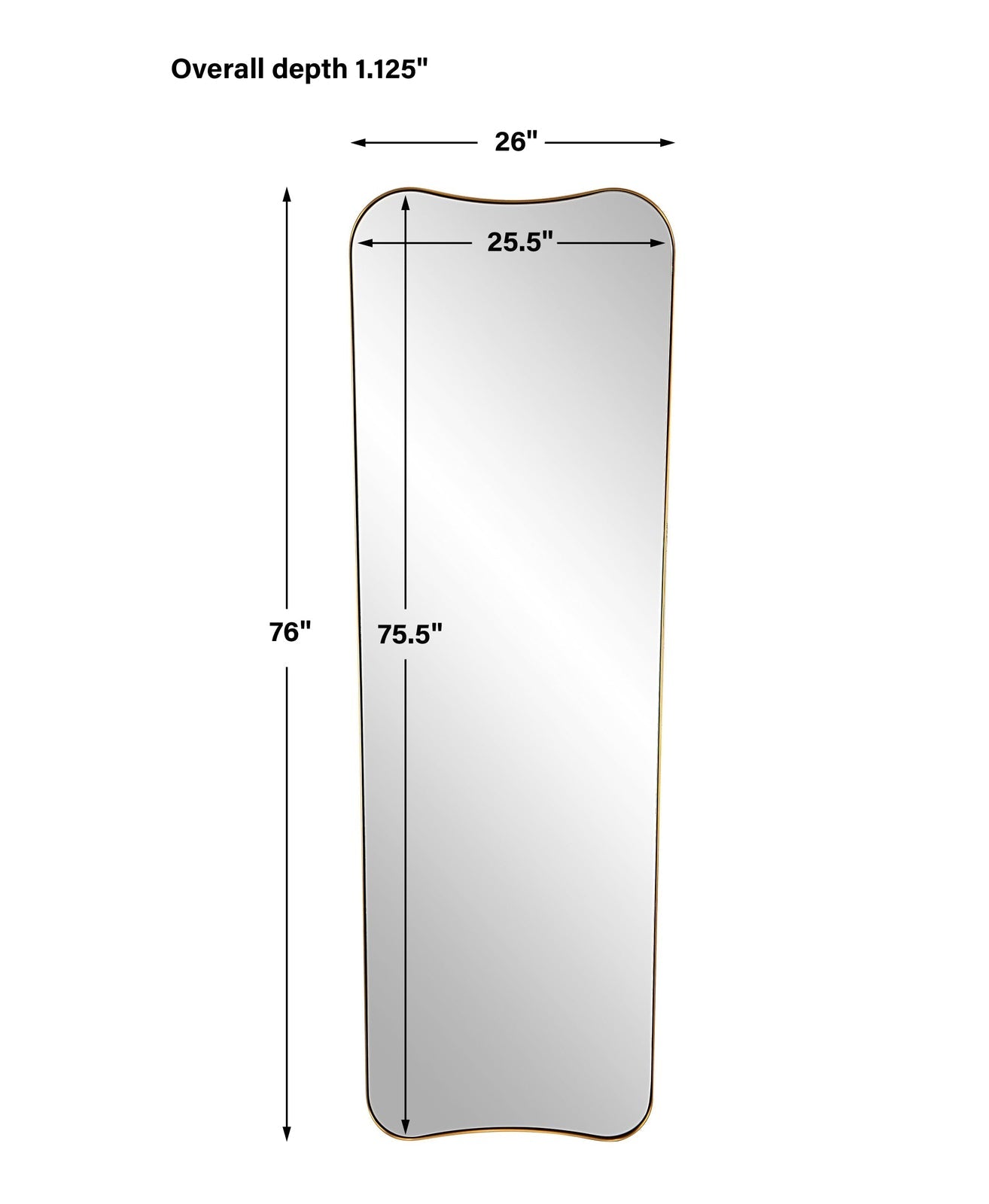 Belvoir Large Antique Brass Mirror | Uttermost | Home Elegance USA