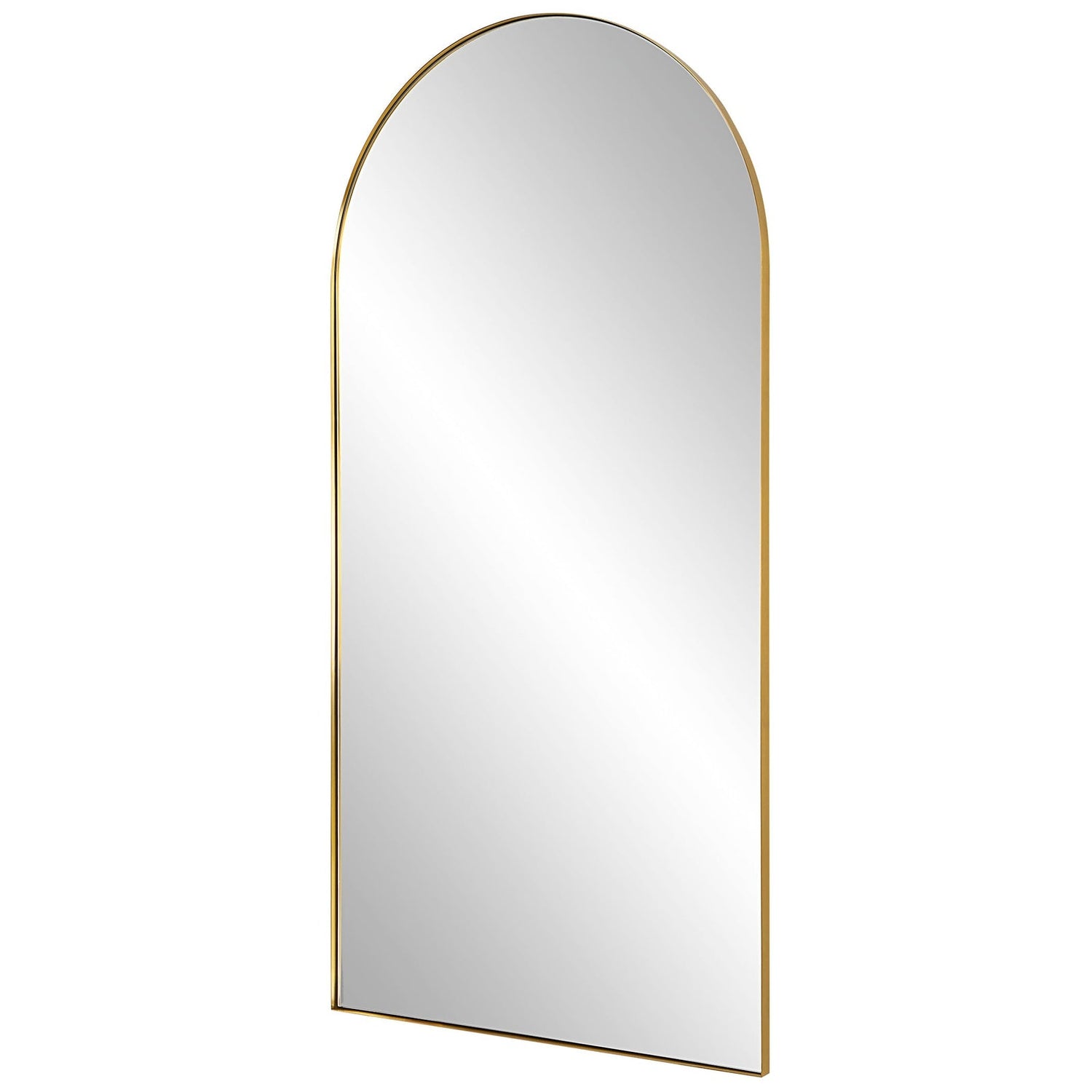 Crosley Antique Brass Arch Mirror | Uttermost | Home Elegance USA