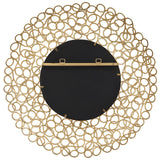 Uttermost Swirl Round Gold Mirror - Home Elegance USA