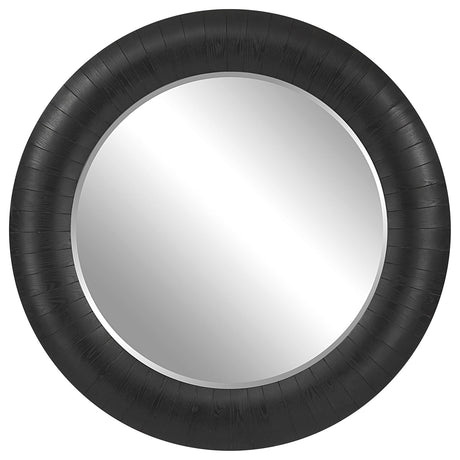 Uttermost Stockade Dark Round Mirror - Home Elegance USA