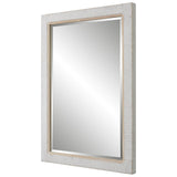 Cape Whitewashed Rattan Mirror | Uttermost | Home Elegance USA