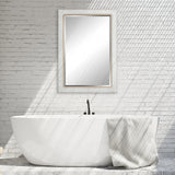 Cape Whitewashed Rattan Mirror | Uttermost | Home Elegance USA