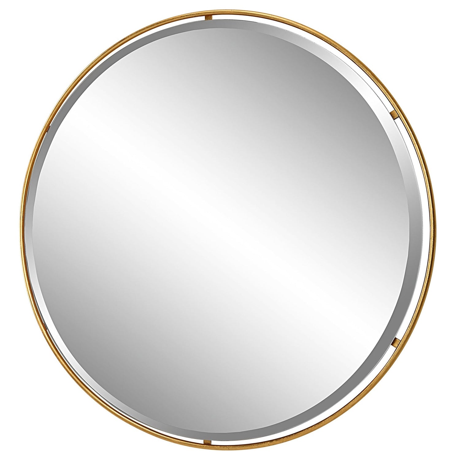 Canillo Gold Round Mirror | Uttermost | Home Elegance USA