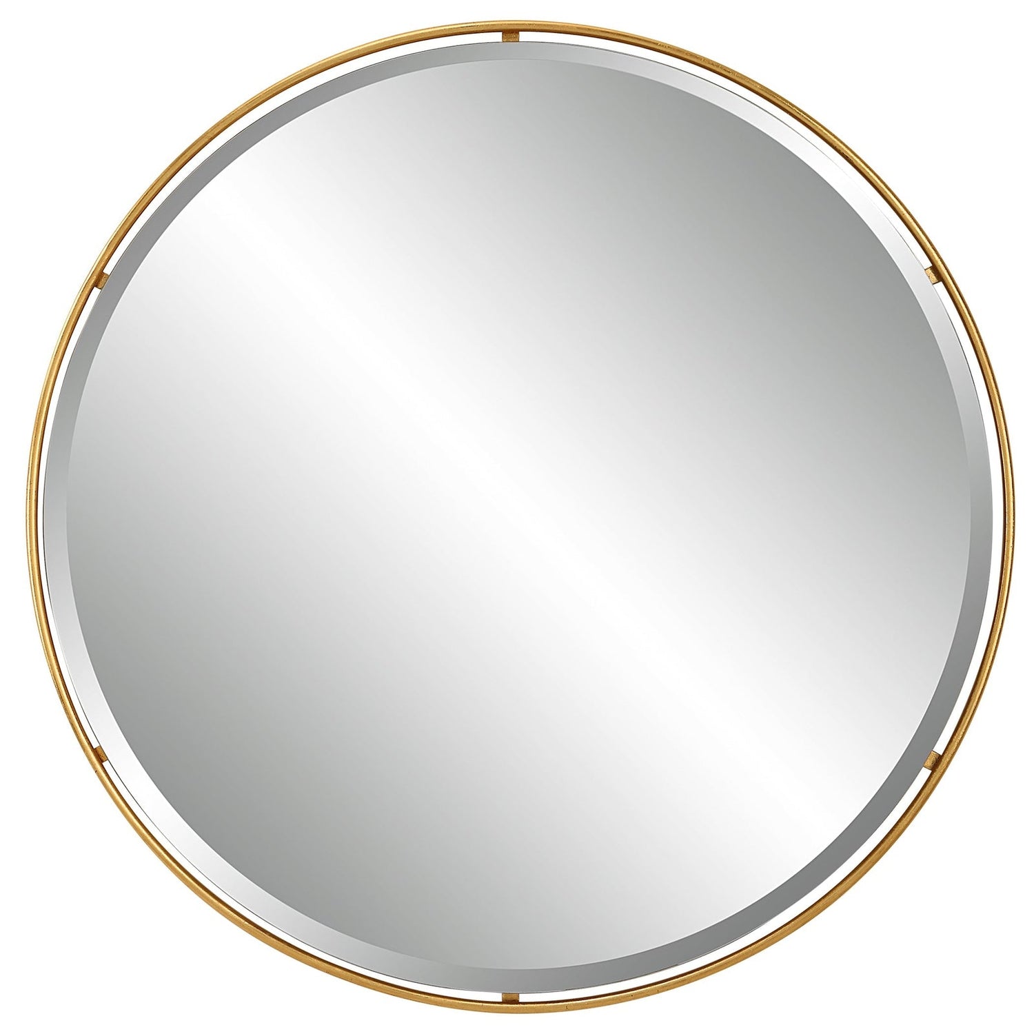 Canillo Gold Round Mirror | Uttermost | Home Elegance USA