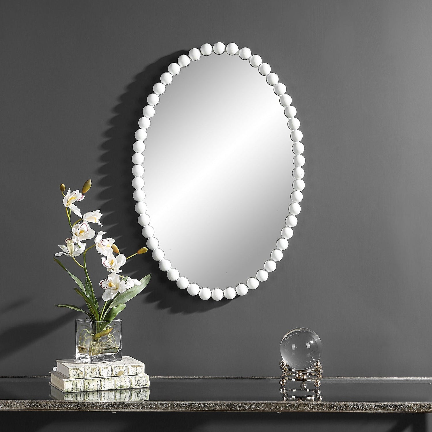 Uttermost Serna Oval Mirror - Home Elegance USA