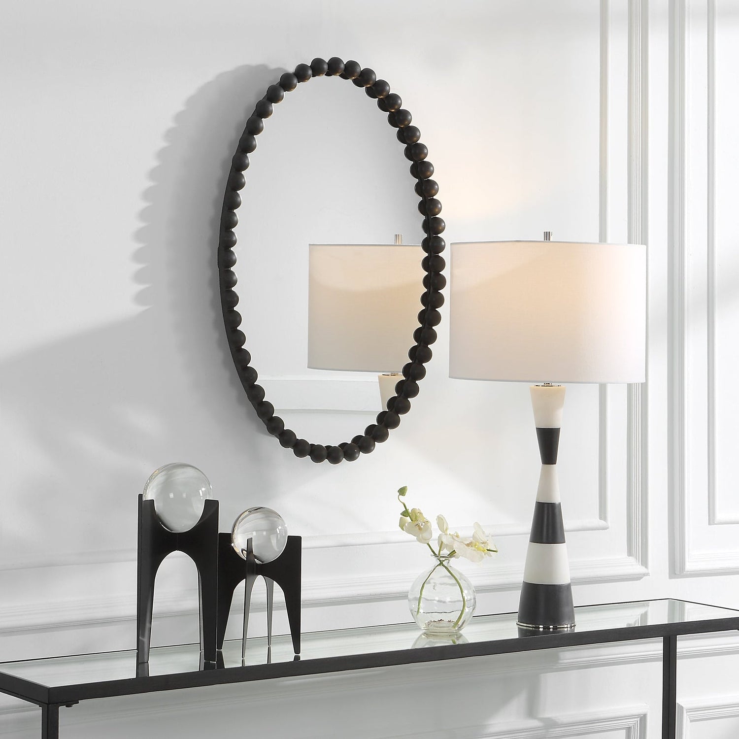 Uttermost Serna Oval Mirror - Home Elegance USA