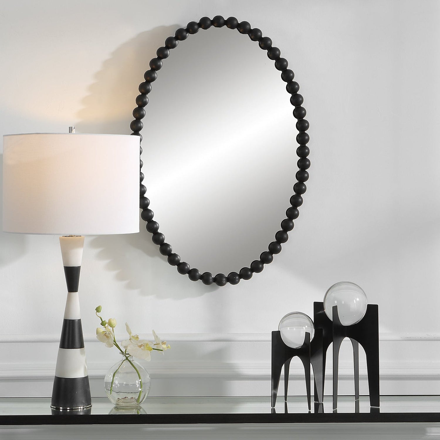 Uttermost Serna Oval Mirror - Home Elegance USA