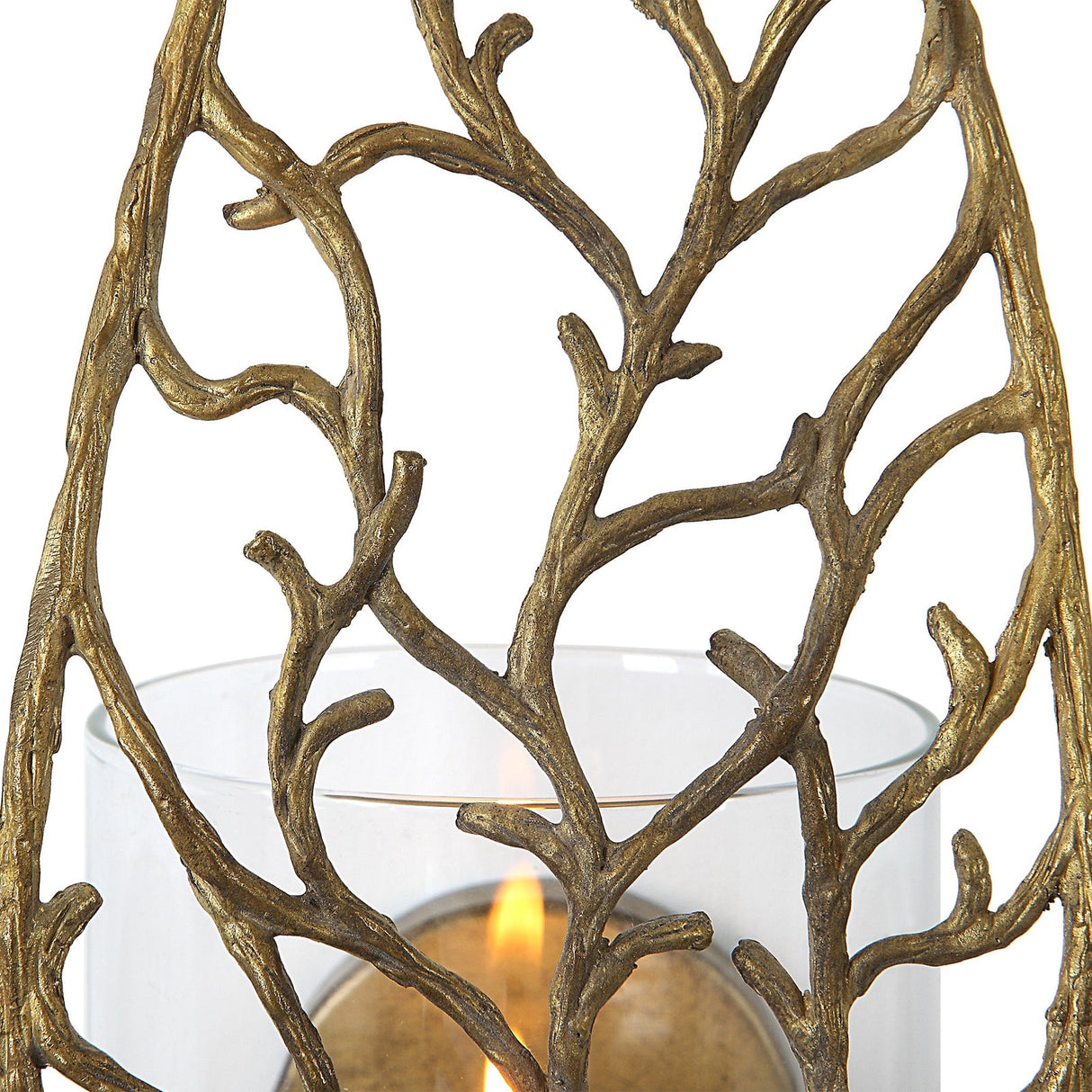 Uttermost Woodland Treasure Gold Candle Sconce - Home Elegance USA