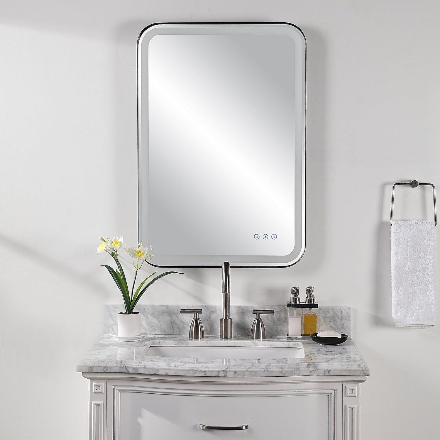 Crofton Lighted Vanity Mirror | Uttermost | Home Elegance USA