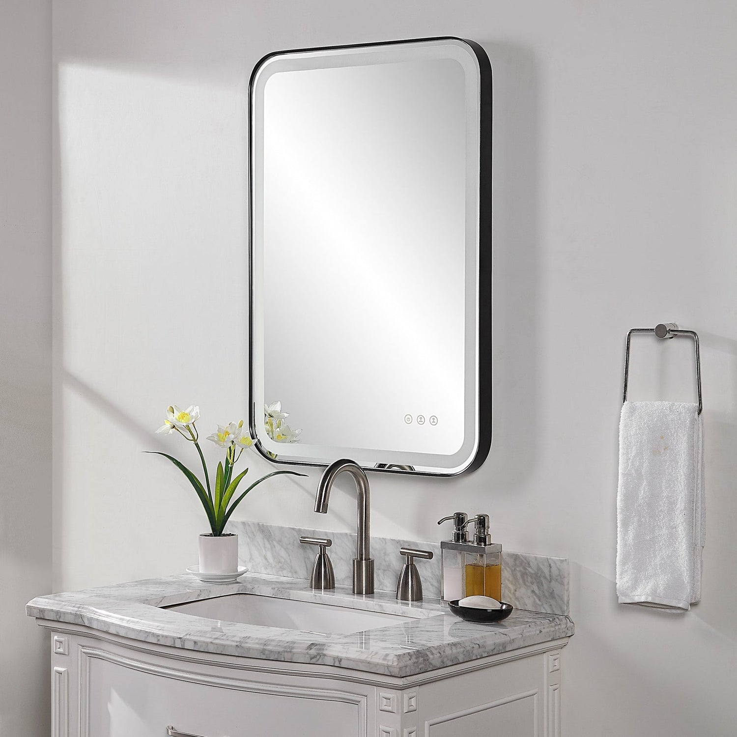 Crofton Lighted Vanity Mirror | Uttermost | Home Elegance USA