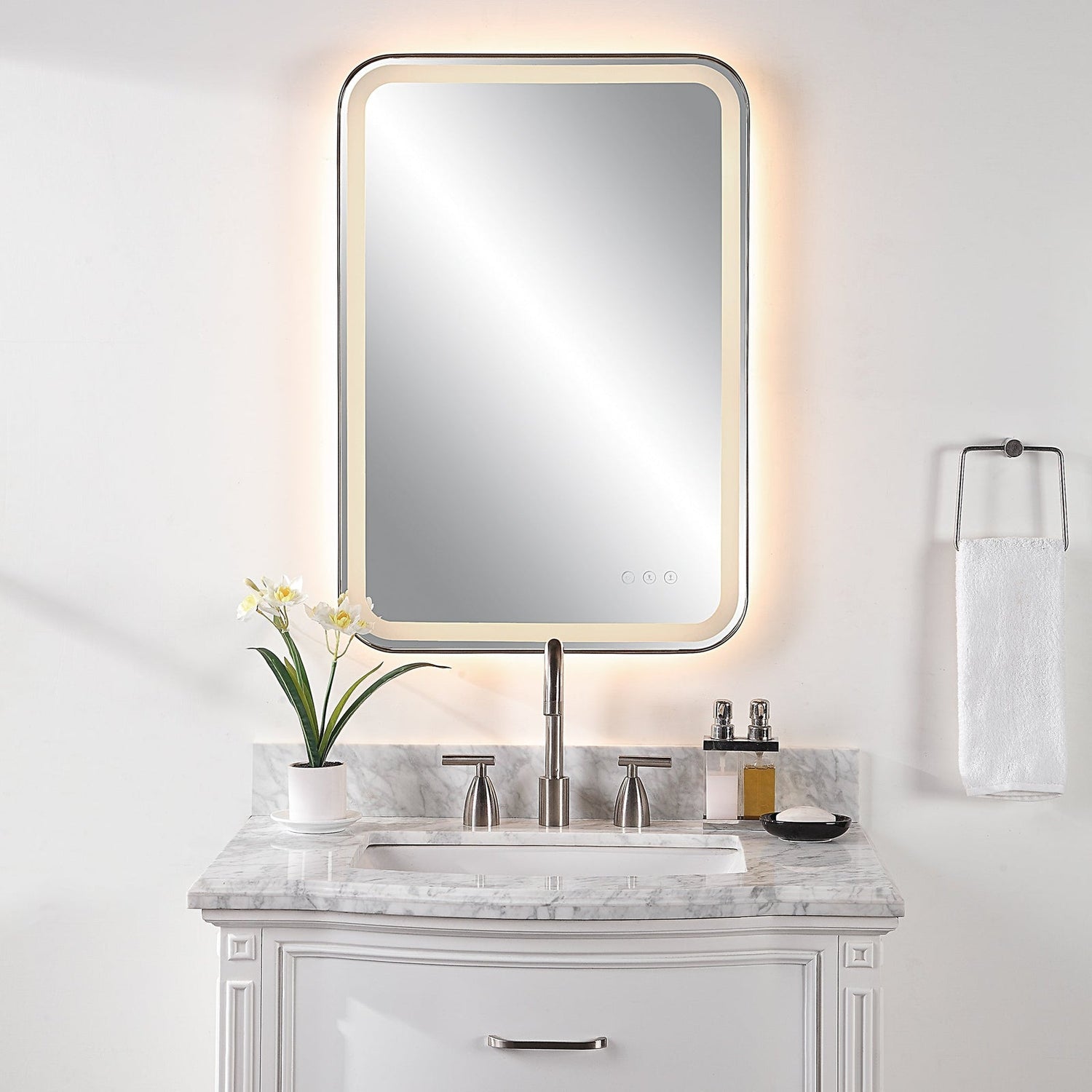 Crofton Lighted Vanity Mirror | Uttermost | Home Elegance USA